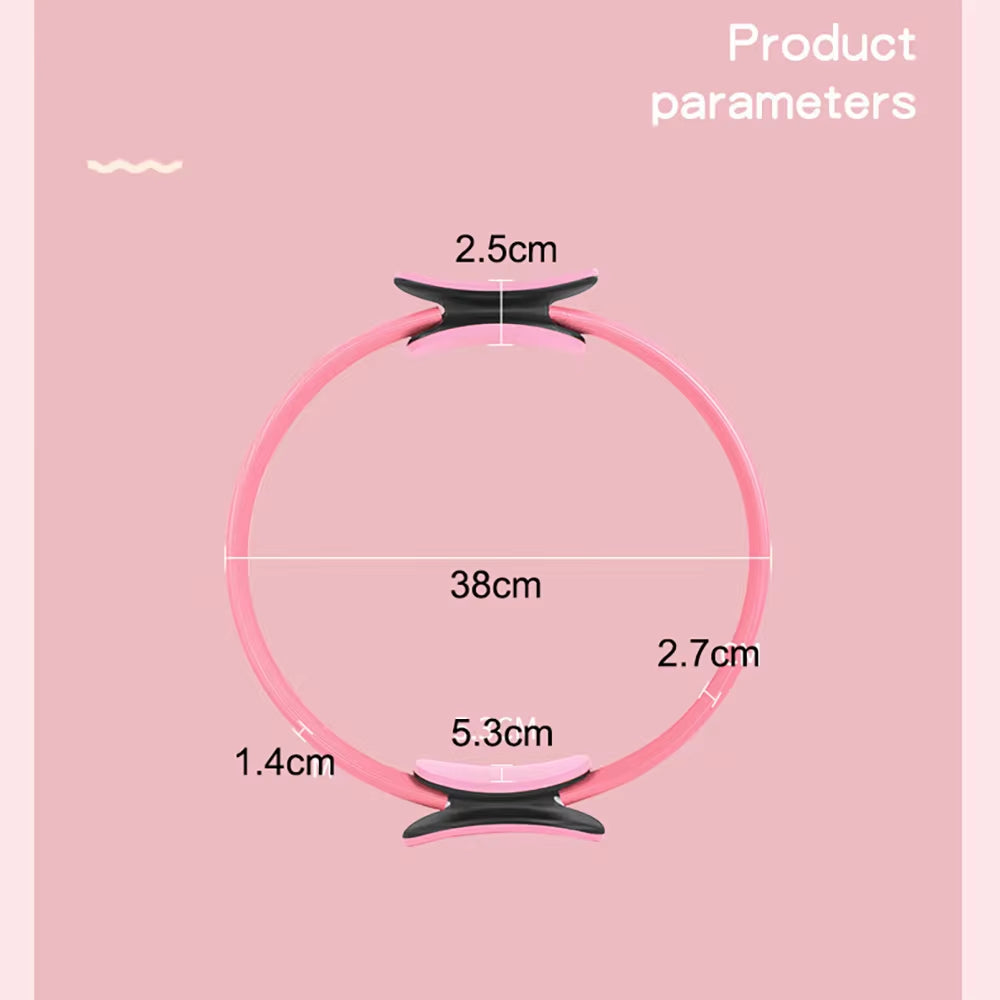 Yoga Pilates Ring Magic Circle Women Resistance Home Workout Back Thin Legs Shaping Postpartum Pelvic Floor Muscle Training