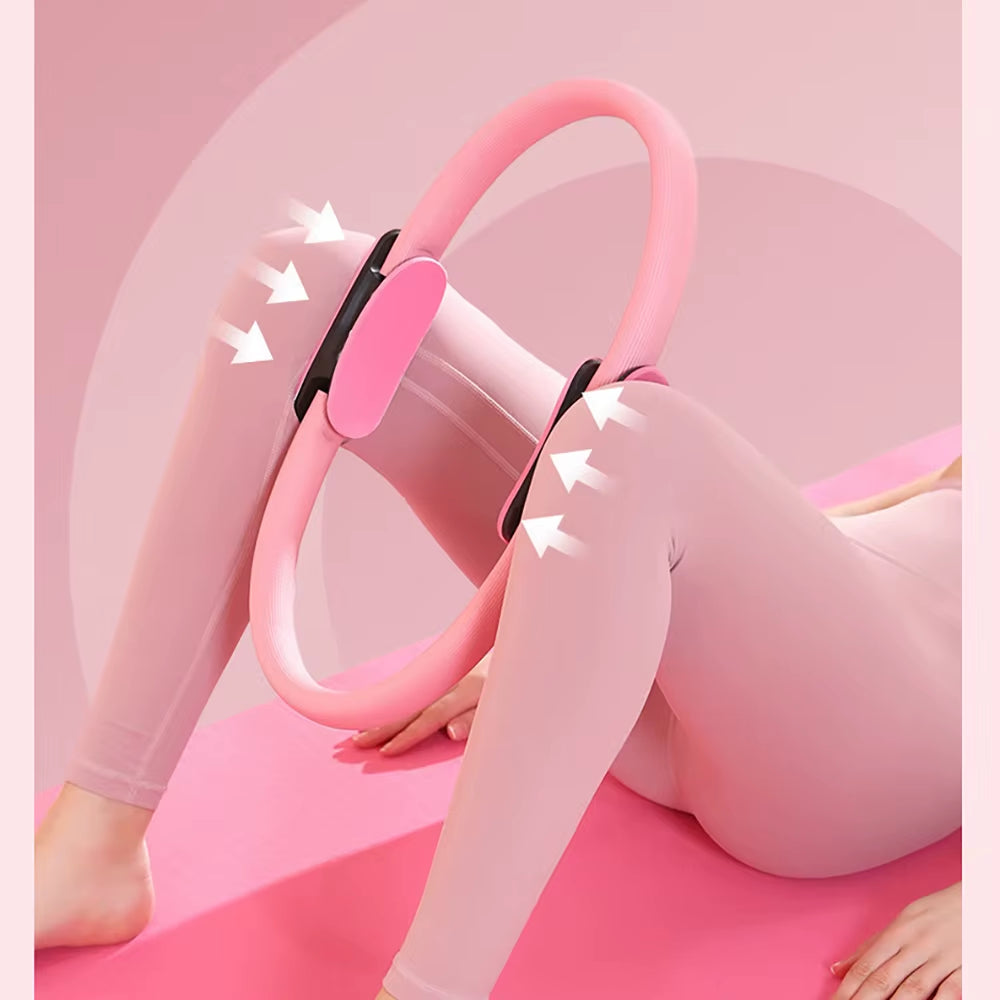 Yoga Pilates Ring Magic Circle Women Resistance Home Workout Back Thin Legs Shaping Postpartum Pelvic Floor Muscle Training