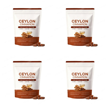 Ceylon Cinnamon Softgels with Organic MCT Oil, Supports Antioxidant Action and Digestive Wellness for Daily Energy - 30 Softgels