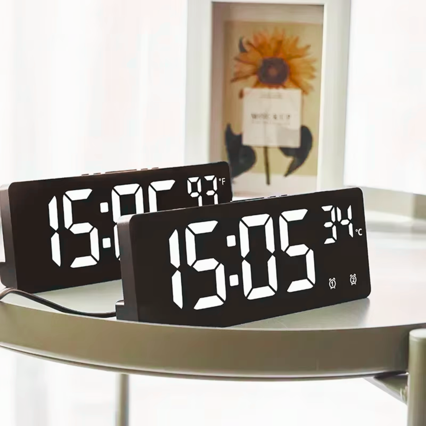 HaloGlow Digital Clock