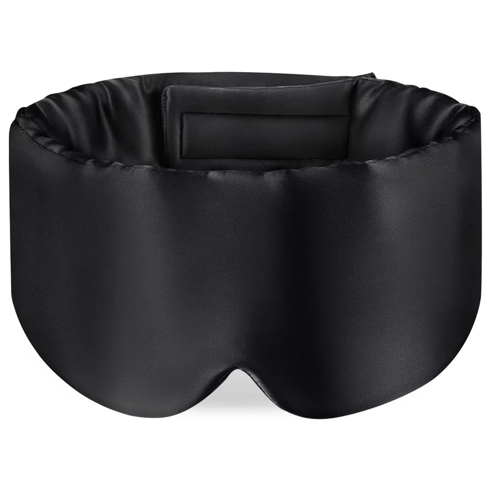 100% Mulberry Silk Sleeping Mask Eyepatch Blocking Light Eyemask Soft Padded Travel Sleeping Aid for Sleep Patch Slaapmasker