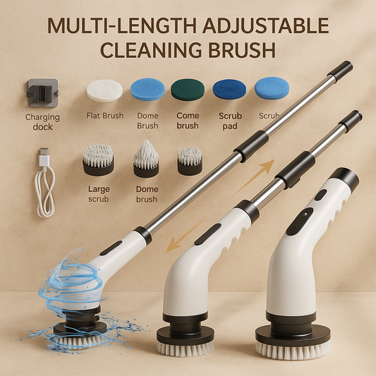 PowerScrub - Wireless Electric Cleaning Brush 9 in 1