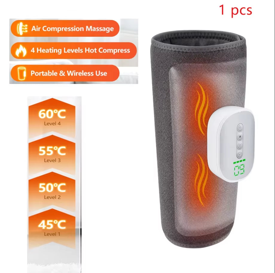 Smart Leg Massage 3 Modes Vibration Leg Air Compression Massager Wireless Electric Air Compress Foot Air Pressure Massage