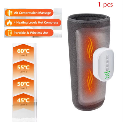 Smart Leg Massage 3 Modes Vibration Leg Air Compression Massager Wireless Electric Air Compress Foot Air Pressure Massage