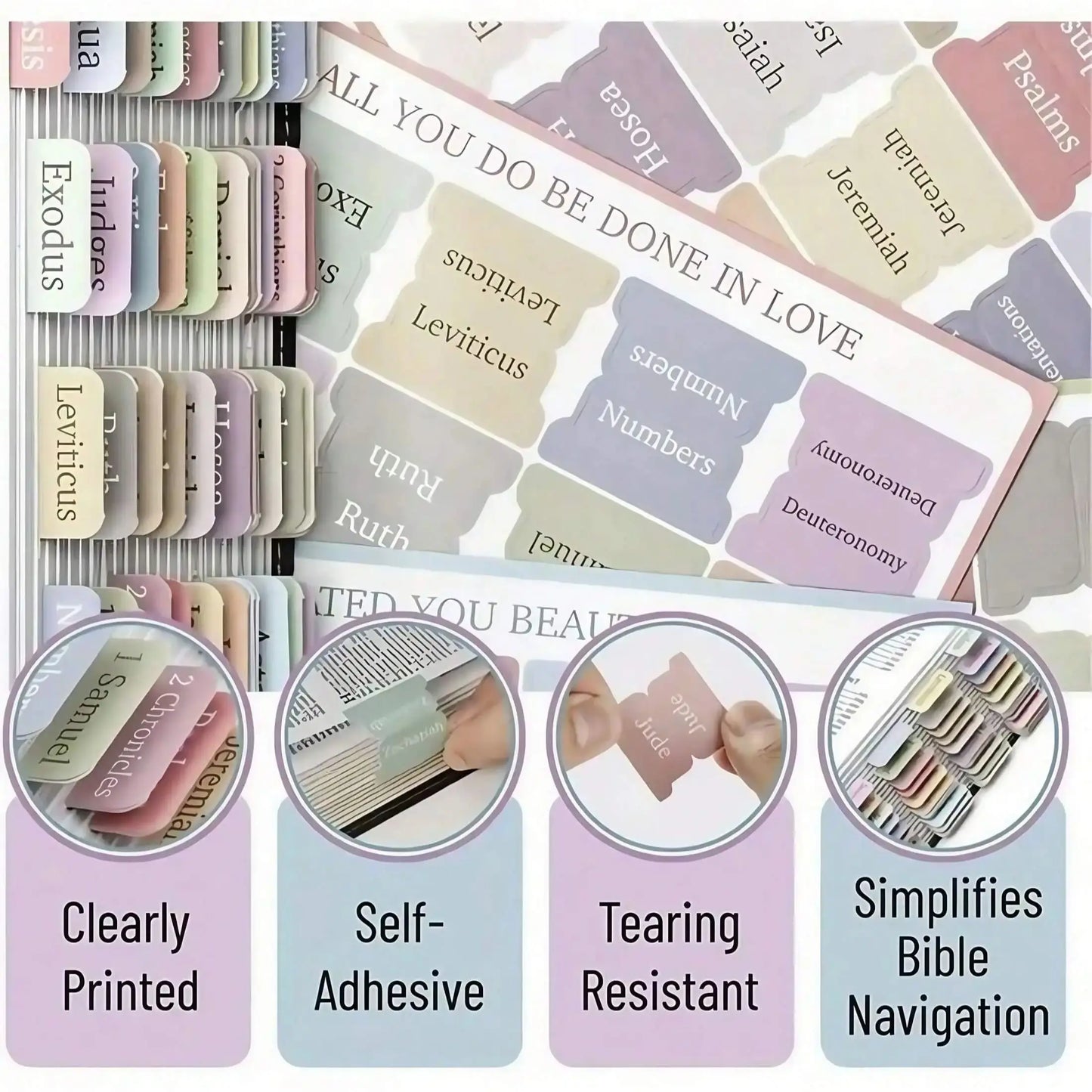 36PCS Bible Journaling Kit,Sticker,Study Supplies,Bible Highlighters, Bible Pens, Bible Journaling Kit for Gift,Office Supplies.