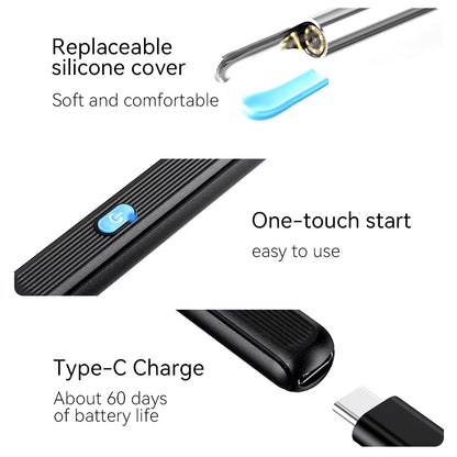 Ear Cleaner with Camera Set Ear Sticks Otoscope USB C Charging Endoscope Wax Removal Tool Earpick Mini Camera Ear Cleaning Set