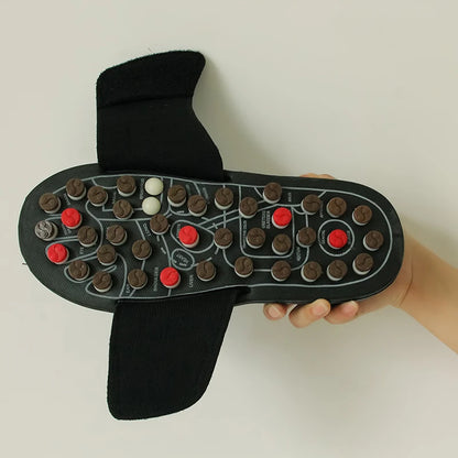 Acupoint Massage Slippers Sandal for Men Feet Chinese Acupressure Therapy Medical Rotating Foot Massager Shoes Unisex
