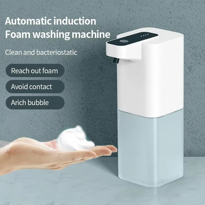 Automatic Soap Dispenser USB Rechargeable Foaming Touchless Hand Free Portable Foam Liquid Soap Dispenser for Bathroom Kitchen