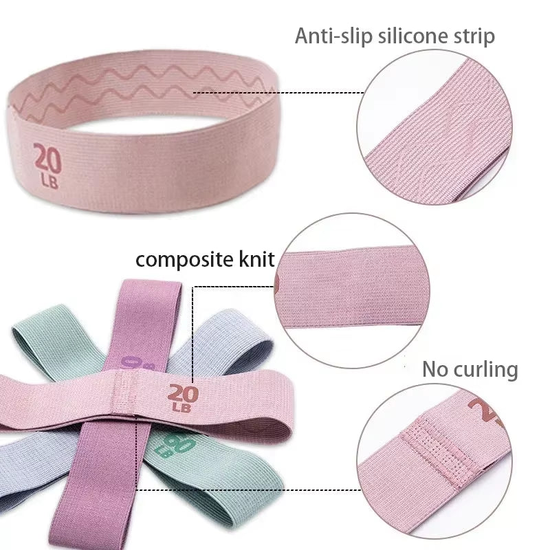Bandas Elasticas Fitness Butt Training Tape Gym Resistance Bands Workout Equipments Strength Training Elastic Yoga Band