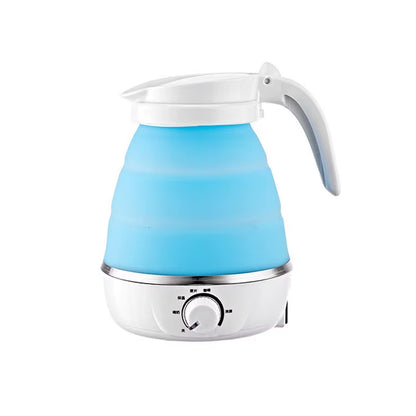 110V/220V Travel Camping Portable Foldable Silicone Electric Kettle Boiling Hot Water Thermal Insulation Heating Boiler Tea Pot