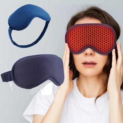 Heated Eye Mask,Usb Eye Mask for Dry Eyes with Constant Heating Temperature, Warm Compress Heating Pad for Sleep Dark Circles