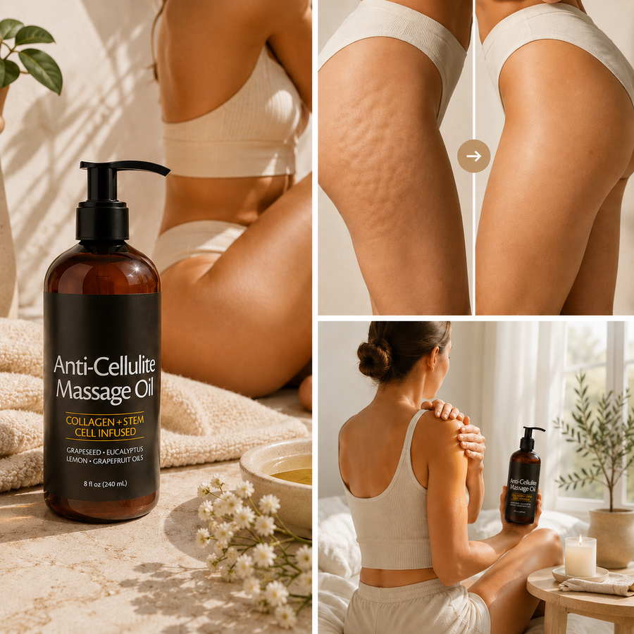 Lightweight body oil texture