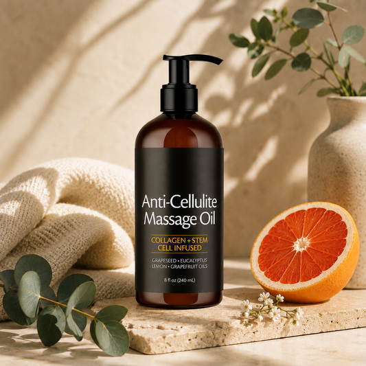 Anti-Cellulite Massage Oil – Collagen + Stem Cell