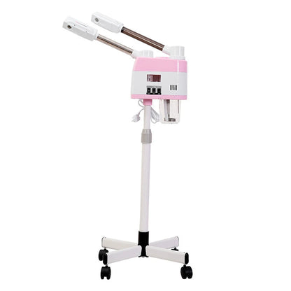 2 in 1 Ozone Nano Hot Cold Facial Steamer Warm Mist Ion Steaner 10S Spray Vaporizer Salon Home Spa Sprayer Face Deep Cleaning
