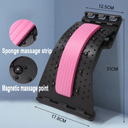 Lumbar Stretcher Device for Lower Back Pain Lower Device for Back Opening Yoga Spine Correction Pillow for Back Chiropracticybam