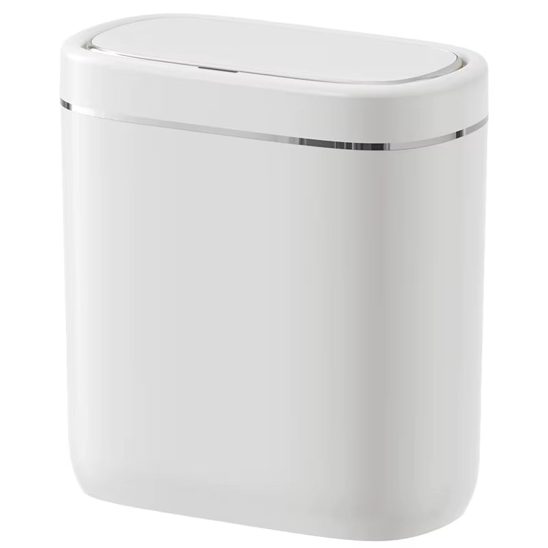 7/9L Narrow Smart Sensor Trash Can Automatic Wastebasket with Lid Desktop Trash Can Waterproof Toilet Dustbin Wastebasket