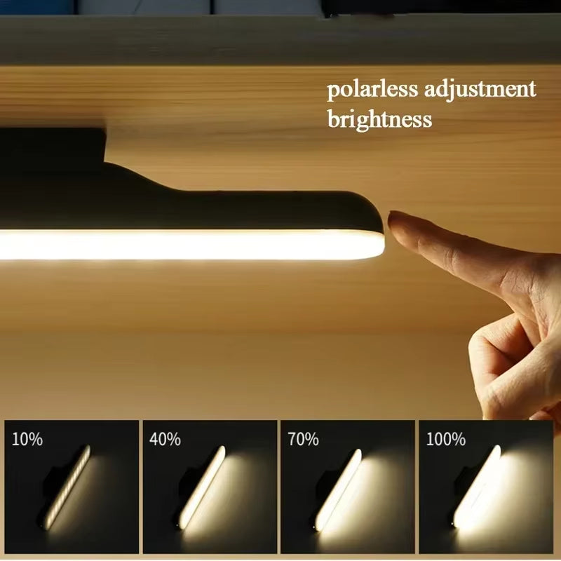 LED Makeup Mirror Light 5V USB Rechargeable Vanity Lamp Eye Protection Hanging Magnetic Desk Lamps Touch Switch Book Lights