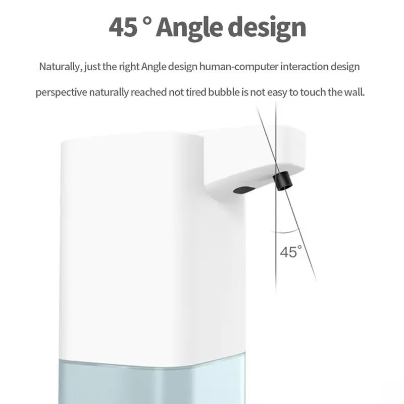 Automatic Soap Dispenser USB Rechargeable Foaming Touchless Hand Free Portable Foam Liquid Soap Dispenser for Bathroom Kitchen