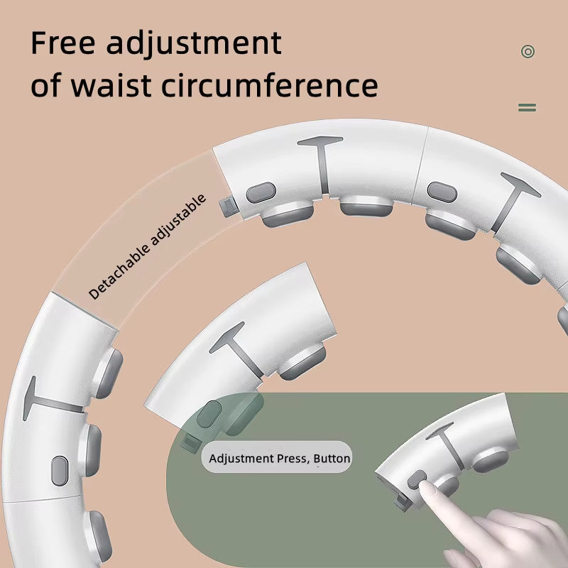Sport Hoops, Abdominal Thin Waist, Intelligent Adjustable Massage Fitness Hoop, Home Gym, Training Weight Loss Workout Equipment