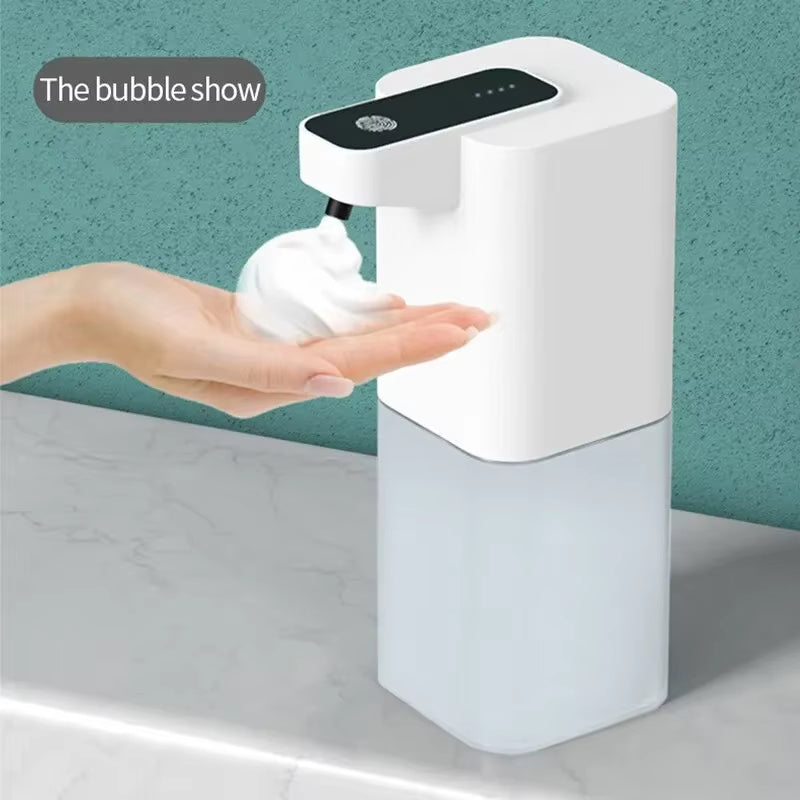Automatic Soap Dispenser USB Rechargeable Foaming Touchless Hand Free Portable Foam Liquid Soap Dispenser for Bathroom Kitchen