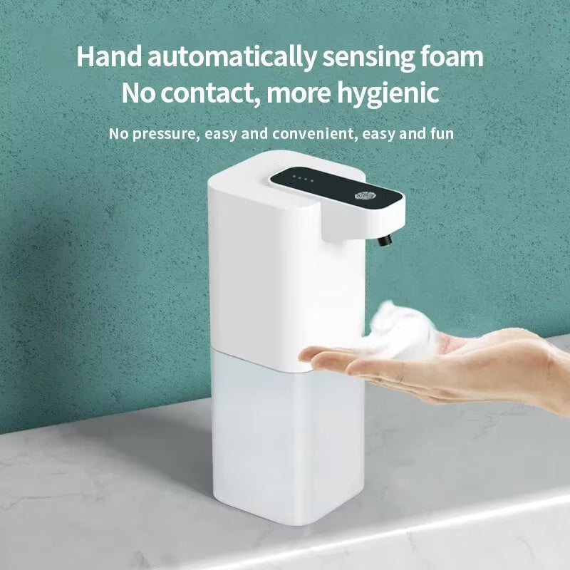 Automatic Soap Dispenser USB Rechargeable Foaming Touchless Hand Free Portable Foam Liquid Soap Dispenser for Bathroom Kitchen