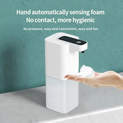 Automatic Soap Dispenser USB Rechargeable Foaming Touchless Hand Free Portable Foam Liquid Soap Dispenser for Bathroom Kitchen