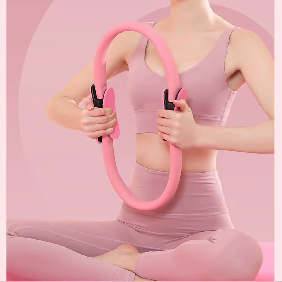 Yoga Pilates Ring Magic Circle Women Resistance Home Workout Back Thin Legs Shaping Postpartum Pelvic Floor Muscle Training