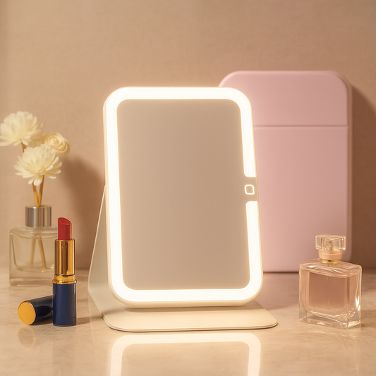 GlowFold Travel Mirror