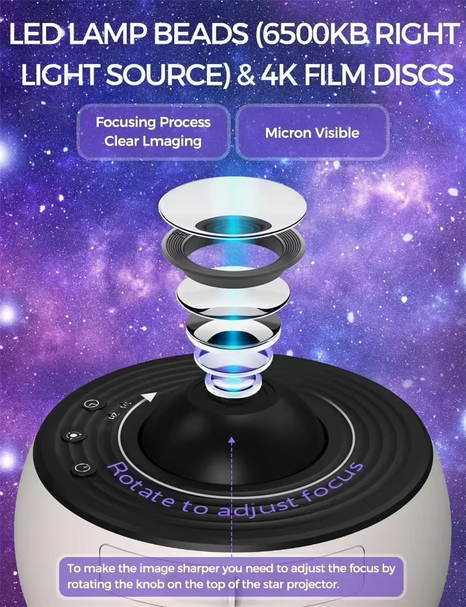 Starlight Galaxy Projector