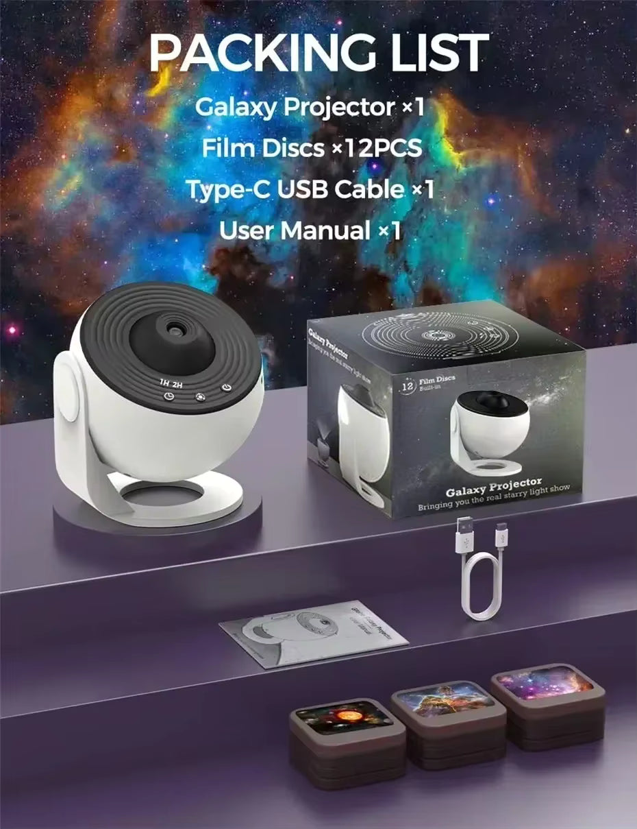 Starlight Galaxy Projector